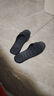 制三 中国台湾进口拖鞋男女情侣家居室内静音防滑防臭无味简约时尚EVA 深海蓝 XL(全长约28.5cm/建议41-43码穿) 实拍图