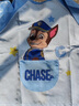 汪汪队立大功（PAW PATROL）儿童罩衣防水画画衣围裙吃饭围兜长袖幼儿园反穿衣1161蓝色S 实拍图