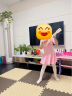 艾舞戈舞蹈服儿童女分体练功服套装女童芭蕾舞裙女孩跳舞中国舞服装 粉色-短袖-棉套装 130码 身高110-120cm体重38-48斤 实拍图