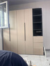 奥伯豪实木衣柜卧室家用大衣柜出租房现代简约衣橱四门衣柜带书桌组合 1.4米【四门】主柜+边柜 实拍图