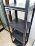 货架置物架家用仓储超强多层落地置物架厨房阳台可调节收纳货物架 四层高118cm【黑色-加厚升级】 长40cm宽30cm 实拍图