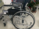 衡互邦 轮椅折叠带坐便 全躺老人便携旅行轻便手动 轮椅车 灰色普通款【SYIV75-RS-002】 实拍图