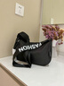 viney斜挎包包女包品牌腋下包帆布包单肩生日礼物送女友老婆 【黑色】实用高级感洋气饺子包 百搭轻奢时尚休闲枕头包 实拍图