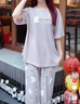 芬腾睡衣女士纯棉春夏季2026年新款大码官方京东自营旗舰店家居服套装 实拍图