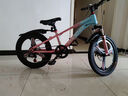 凤凰山地自行车男女变速山地车碟刹青少年儿童自行车学生单车 星际 蓝粉【变速+三刀轮】 20寸【适合125-160cm】 实拍图