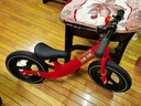 飞鸽儿童平衡车1-3-6岁男女小孩滑行无脚踏自行车宝宝两轮滑步车礼物 12寸镁合金一体充气轮【中国红】 实拍图
