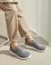 斯凯奇（Skechers）春秋男鞋懒人一脚蹬缓震健步鞋软底网面休闲运动鞋54626 实拍图