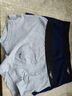 浪莎4条男士内裤男平角裤棉质透气舒适抑菌中腰男式短裤四角裤头 礼盒装【纯棉抗菌】 4条 L 实拍图