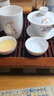 金镶玉陶瓷功夫茶具整套盖碗茶杯白瓷家用简约礼品盒高档 节节盖碗套装 实拍图