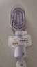 名创优品（MINISO）梳子升级款迷你便携立式骨梳美发梳造型梳礼物 带清洁刷 紫色 实拍图