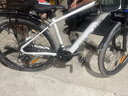 永久锂电池助力电动自行车禧玛诺变速超长续航山地车男女士双碟刹单车 F58-多彩白【10A线碟】27.5寸 实拍图