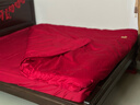 新婚喜庆200S全棉长绒棉四件套简约高端红色床单被套结婚床上用品 素雅婚典【精美礼盒包装】 1.5米床单款（适合被芯200*230） 实拍图