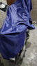 添晴 雨衣电动车雨衣加厚加大男女加长遮脚雨披电瓶车摩托车骑行雨具 7XL蓝色【双人款护脸+遮脚】 实拍图
