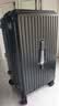 纯奢（CHEYSIR）五轮超大容量行李箱万向轮PC拉杆箱男女学生旅行箱密码箱包皮箱子 旗舰款-耀夜黑·杯架+USB双充电口 26英寸 -抗菌内里【创新5轮-中途旅游/上学】 实拍图
