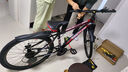 EG7山地自行车成人学生变速越野单车双减震赛车26寸青少年男女 辐条【升级减震 超强承重】黑红 26寸24速【适合：160-180CM】 实拍图