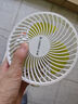 志高（CHIGO）USB小风扇/电风扇桌面/小电扇/小型台扇办公室宿舍床头车载用厨房壁挂式迷你便携充电式台夹扇 热卖【2000毫安-长续航-3档】 实拍图