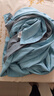 北欧风棋盘格裸睡亲肤被套单件水洗棉机洗斜纹加大单人被罩 水蓝银灰 180*220CM【单件被套】 实拍图