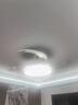 钻石牌（DIAMOND） 吊扇灯隐形风扇灯led客厅卧室吊灯饰现代简约电扇灯吸顶带灯吊扇 48寸金色圆中圆-6档遥控-正反转 实拍图