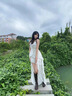 狄德拉棕色长筒靴女厚底内增高小个子不过膝骑士靴v口加绒显瘦高筒靴 平底款棕色单里 37 (235mm) 偏大一码 实拍图