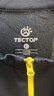 探拓（TECTOP）速干衣男户外立领透气跑步弹力长袖T恤反光骑行服035男黑色S 实拍图