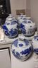 青花酒瓶 1/2/3/5斤装景德镇陶瓷空酒坛子家用密封窖藏泡酒罐酒壶 5斤青花八仙 实拍图