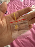 周大福郁金香吊坠套链黄金项链女40cm 约4.85g EOF1001生日礼物 实拍图
