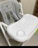 babycare宝宝餐椅6个月以上吃饭可折叠儿童座椅可移动婴儿成长椅 贝壳白 实拍图