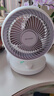 夏普 （SHARP）电风扇空气循环扇家用台扇低噪电风扇摇头涡轮对流大风力办公室宿舍桌面风扇节能小风扇 【机械款】抗菌扇叶+风大音轻+香薰驱蚊 实拍图