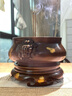 轩椽阁紫铜色苏工熏香炉沉檀香盘香炉家用线香焚香炉香薰炉带洒金铜底座 实拍图