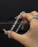 侗秘收藏级天然马岛彩虹光蓝月光石手串奶油体手链女生日礼物送女友 6mm彩虹光月亮石收藏级 实拍图