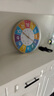 BBA挂钟客厅家用挂钟创意时钟挂墙中式现代装饰石英钟 梦幻彩虹35cm 实拍图