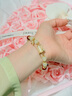 央创时尚【中国黄金】手链女款生日纪念日礼物女生送女友老婆女士手串S925 实拍图