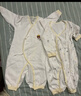 翘脚鸭 婴儿衣服新生儿连体衣秋冬季满月宝宝睡衣纯棉百天爬爬服春秋款 黄小熊2件【四季·系带款】 73cm （建议6-9个月） 实拍图