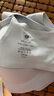ubras[虞书欣同款]夹心软支撑光面小胸聚拢女无痕内衣隐形无钢圈文胸罩 【背勾款】奶盐蓝色 XL 85A/85B 实拍图