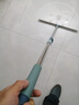 魔术拖把家用地刮浴室卫生间扫水干湿两用扫把硅胶扫帚扫头发 【伸缩杆】50厘米扫把头1硅胶条 实拍图