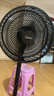 美的（Midea）【超级单品】七叶轻音立式电风扇家用柔风落地扇台式桌面小型风扇大风量节能摇头宿舍电扇 SAF30AB 实拍图