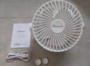 赛亿蓄电小风扇电风扇小台扇迷你USB手持便携风扇小型学生宿舍床头办公室静音桌面小电扇4000毫安 实拍图