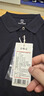 京东京造【100支高洁纱】polo衫男短袖男士t恤礼物 黑L 实拍图