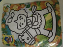 创意儿童沙画彩沙diy益智手工幼儿园六一儿童节全班分享奖励玩具 大号沙画（彩色款） 实拍图