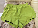 轻功【健将同款】轻功灵波微步PRO款三分跑步训练短裤马拉松速干裤 【男款】青柠绿 XL 实拍图