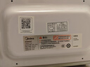 美的（Midea）家用小型快捷微波炉 双旋钮操控 一节能效五档火力 智能解冻360°旋转加热  （213B升级款） M13J 乳白色 M13J 实拍图