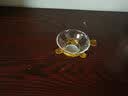 宣室堂 耐热玻璃茶具 玻璃茶漏 配件创意玻璃茶漏彩色玻璃茶漏 龙头茶漏 实拍图