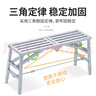 慕戈马凳折叠装修梯子多功能升降脚手架加厚工程梯子刮腻子移动平台 双杆方管踏面40*140 实拍图