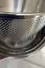 炊大皇 304不锈钢盆筛套装 洗菜盆和面盆调料腌肉盆米筛23cm2件套 实拍图