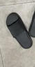 胖东来拖鞋男士夏季家居室内浴室防滑洗澡eva防臭厚底踩屎 黑色【双层底】 44-45标准版(内长280MM) 实拍图