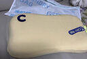 可韵（CORY）儿童枕头宝宝婴儿学生可水洗透气1-3-6-12岁硅胶枕头护脊 婴童黄 实拍图