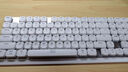 前行者MK100矮轴机械键盘无线有线蓝牙三模轻薄便携高颜值办公电竞游戏电脑笔记本iPad平板手机用白轴 白 实拍图