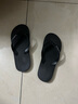 卡帝乐鳄鱼（CARTELO）人字拖鞋男士夏季户外穿运动居家用软底沙滩凉拖 VP1520 黑色 41 实拍图