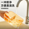 COOKSS耐热玻璃饭盒学生上班族保鲜饭盒大容量分格饭盒微波炉便当盒餐 实拍图