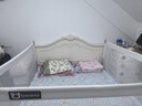 贝怡熊Beeio床围栏婴儿床上宝宝防摔床围挡安全护栏儿童床护栏床边一面挡板 【免打孔】冰川灰1.5+2+2米/三面 1片装 实拍图
